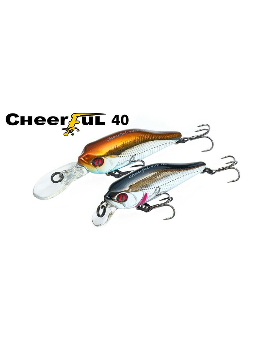 Воблер для рыбалки Pontoon21 Cheerful 40SP-MR, 40мм., 2.7гр., заглубление 0.5-1 м., цвет R45