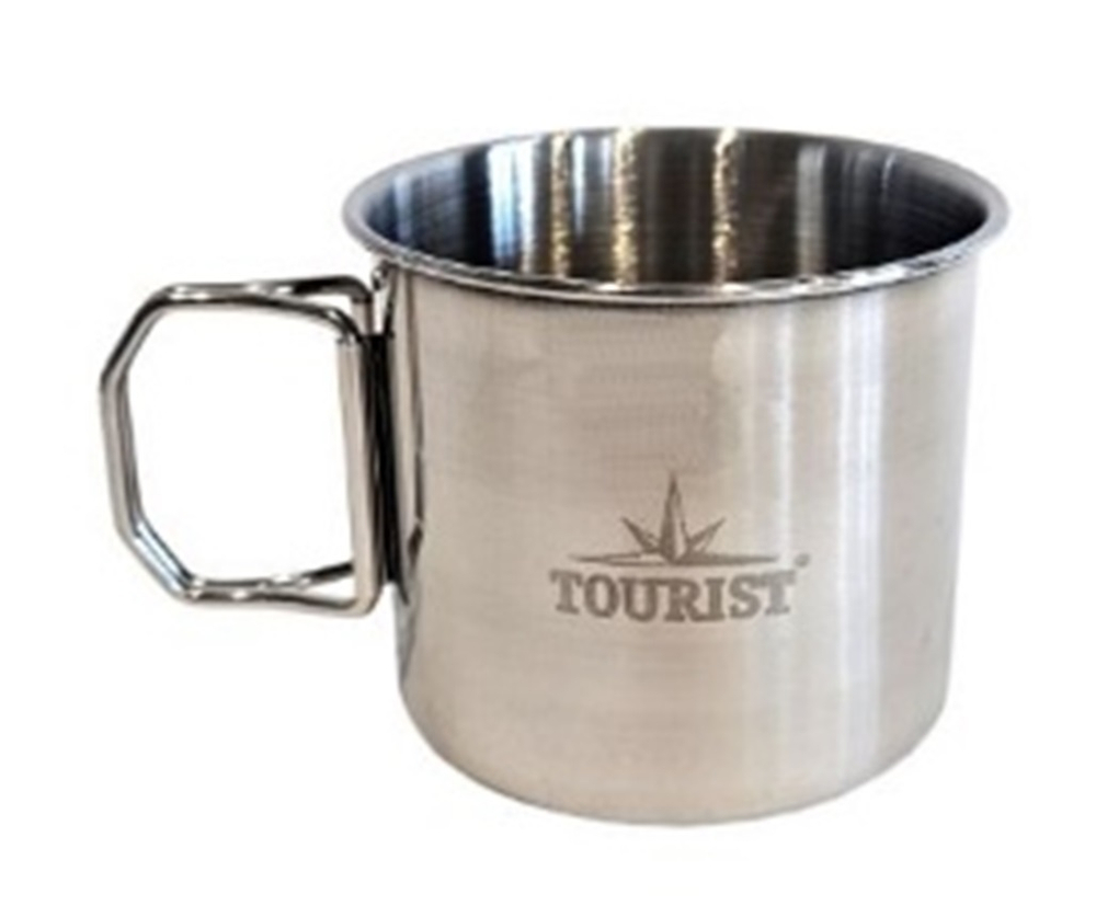 Кружка TOURIST MUG FOLD-480 - 480 мл, складные ручки