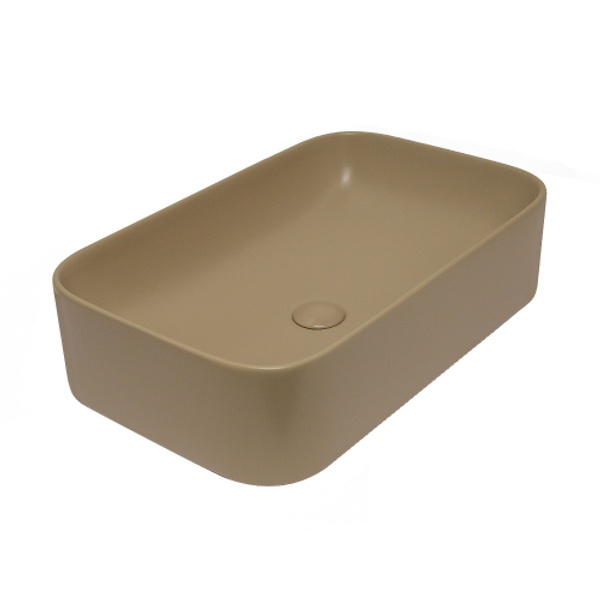 Раковина накладная AVS Скарлет 61x38 бежевая матовая 813-0211-60MC
