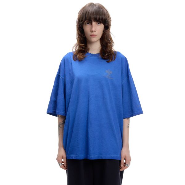 Футболка Fractal Blue Garment Dyed - фото 4