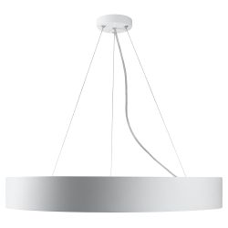 Светильник LED ЭРА Geometria SPO-134-W-40K-056 Ring 56Вт 4000К 4200Лм IP40 800*80 белый подвесной драйвер внутри | Декоративные светильники Geometria