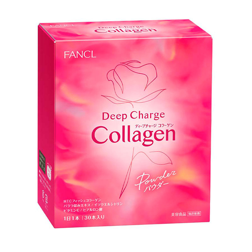 FANCL Deep Charge Collagen морской коллагеновый комплекс в виде порошка 3000мг (в стиках на 30 дней)