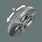 Трещотка Zyklop Speed 8000 B с присоединительным квадратом 3/8″ WERA 05003550001