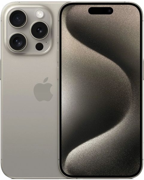 Смартфон Apple iPhone 15 Pro 1ТБ (nano-SIM и eSIM), Натуральный титан | Natural Titanium