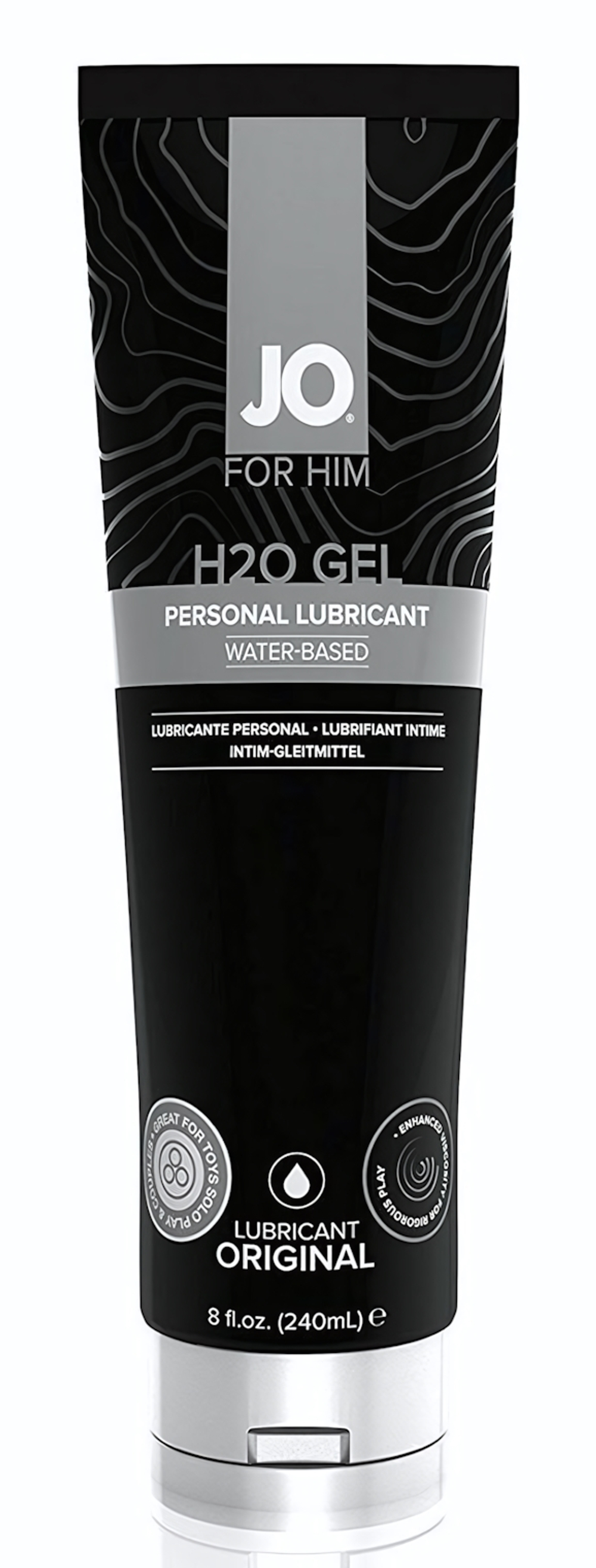 Лубрикант-гель для мужчин JO H2O GEL ORIGINAL - 240 мл.