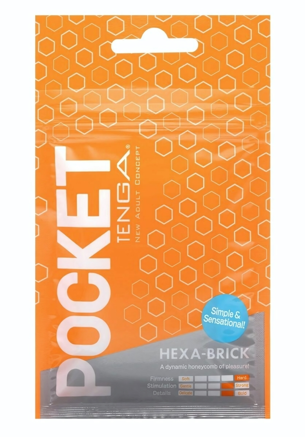 Карманный мастурбатор HEXA-BRICK (Цвет: прозрачный)