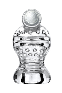 Мастурбатор нереалистичный Lingam by TOYFA Shakti, TPE, прозрачный, 9 см
