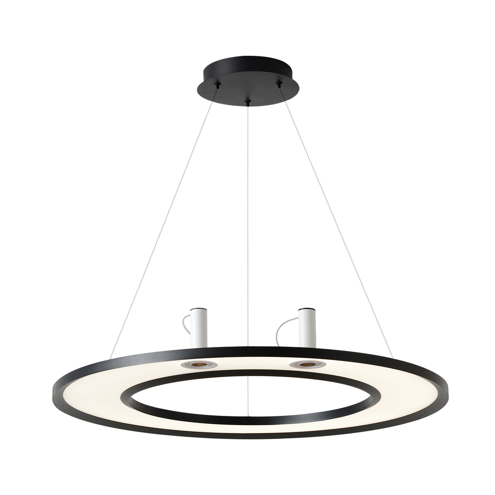 Подвесной светодиодный светильник Crystal Lux CONTOUR SP50W LED BLACK