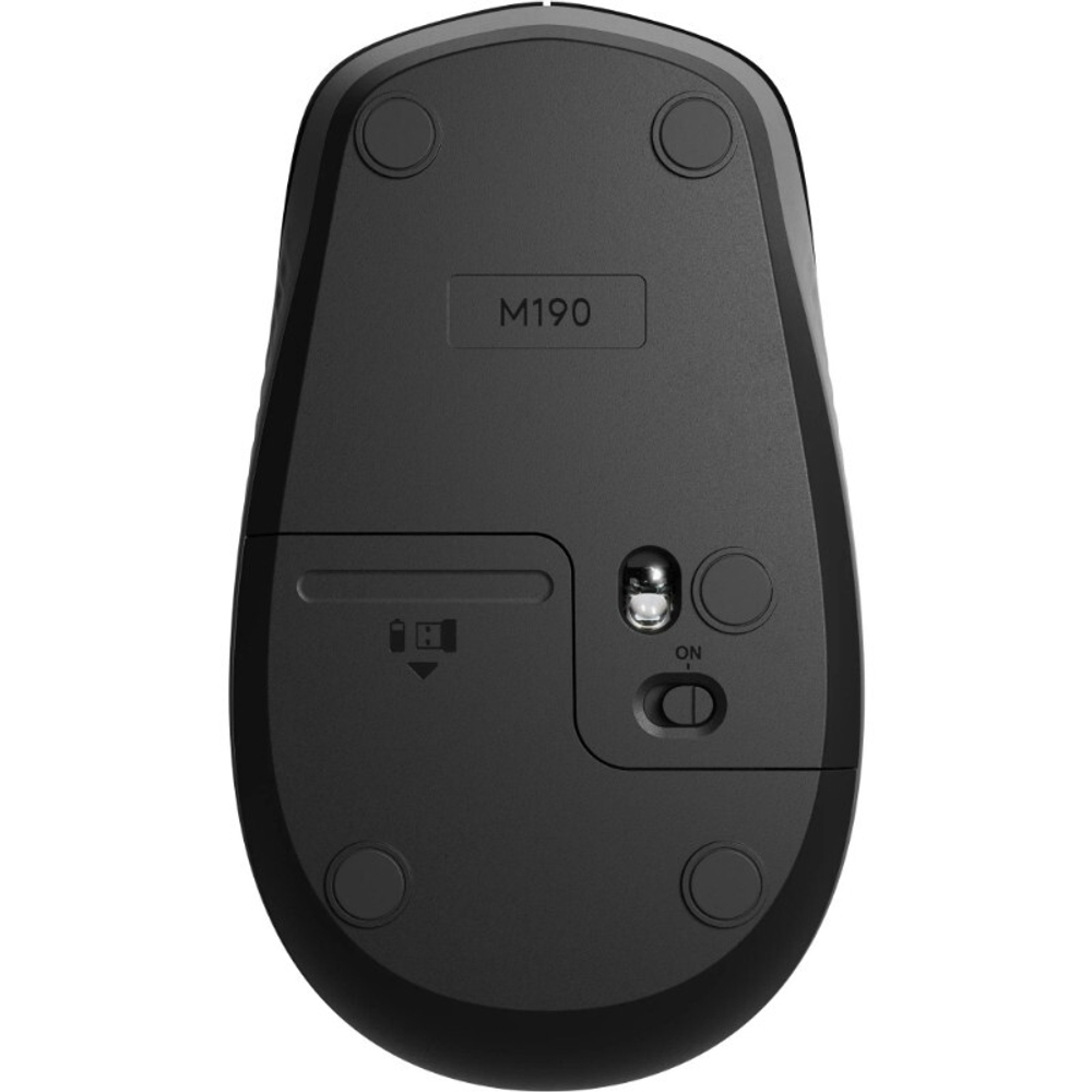Мышь Logitech M190, Charcoal (беспроводная 2.4 GHz)