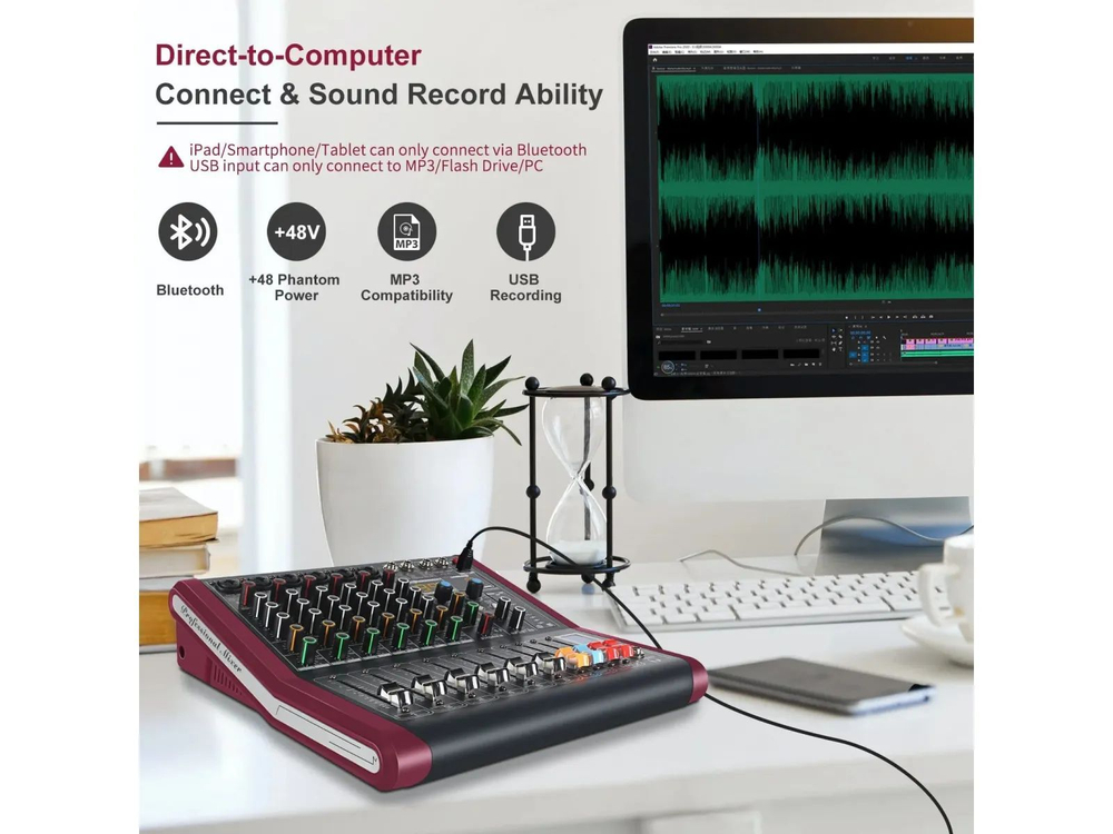 Аудиомикшер Phenyx Pro PTX-20 Black