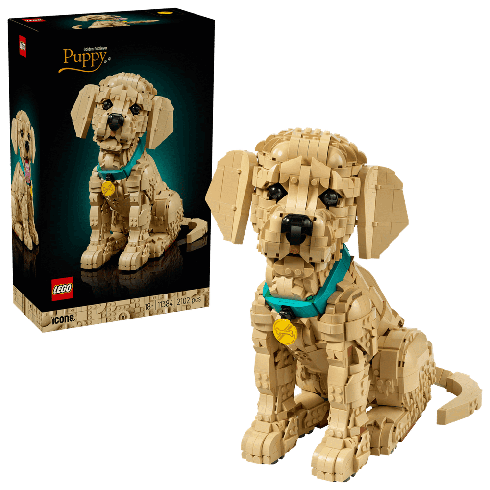 Конструктор LEGO Icons 11384 Golden Retriever Puppy