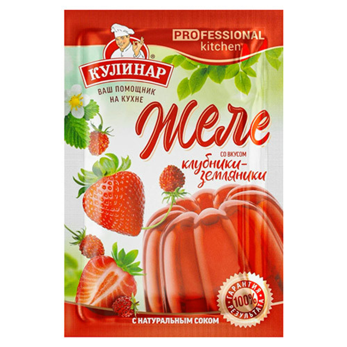 Желе Кулинар  клубника- земляника