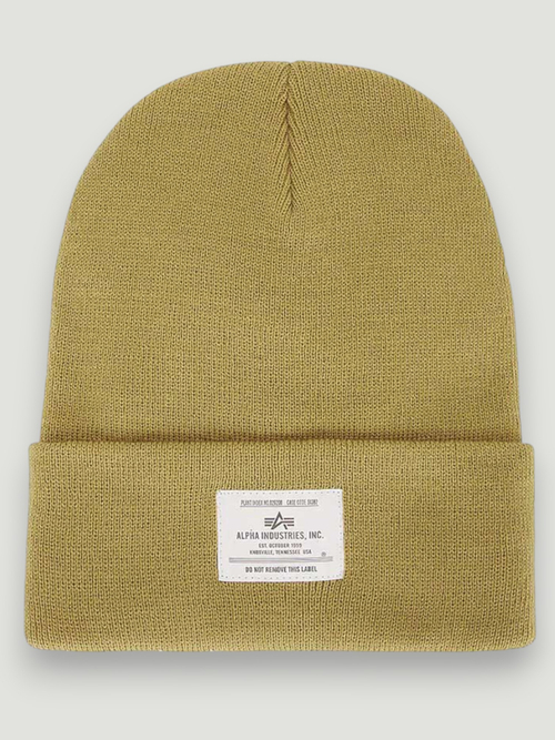 Шапка - Alpha Essential Beanie (bronzed brown - с.коричневый)