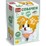 Конструктор 3D фигурка 183эл. "Собачка" (Город мастеров)