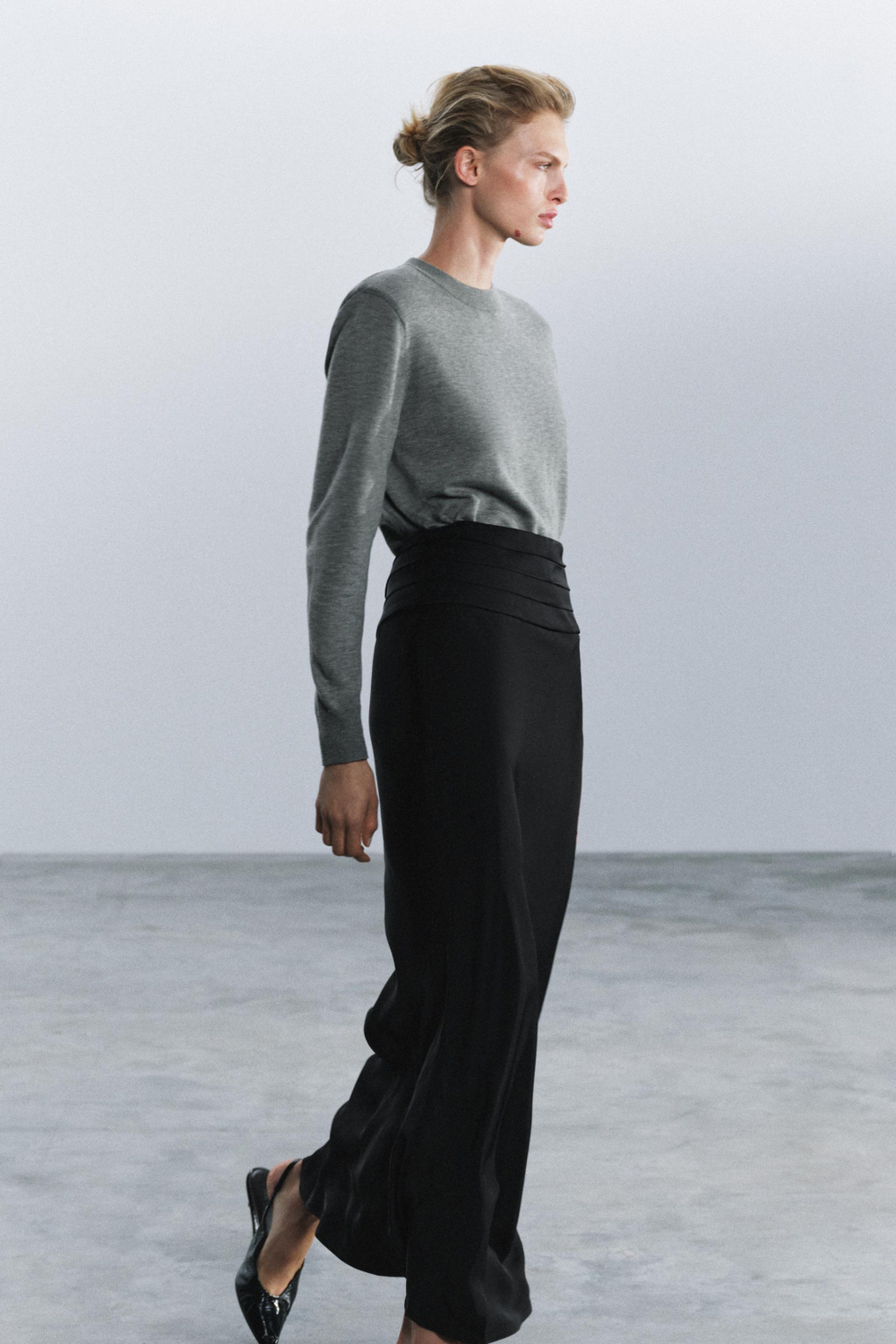 АТЛАСНАЯ ЮБКА-КАРАНДАШ ZW COLLECTION — ZARA