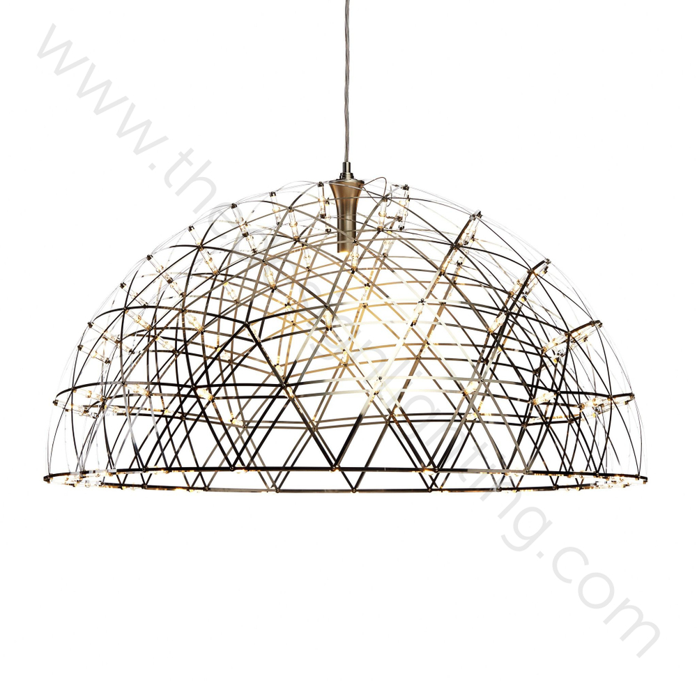 Pendant design lamp  Raimond Dome by Moooi (Gold,  D 79 cm)