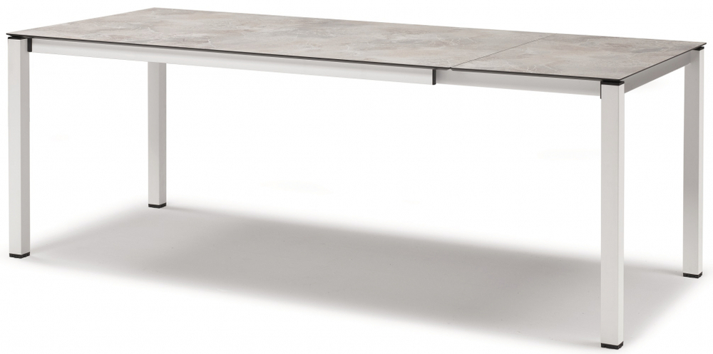 Стол ламинированный раздвижной Scab Design Pranzo Extendable, белый, каменный