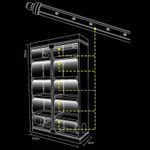 PROPAGATOR LED TUBE SIZE L (5x10W)