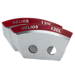 Ножи к ледобуру 130мм NLH-130L.SL Левое вращ. Helios Полукруглые