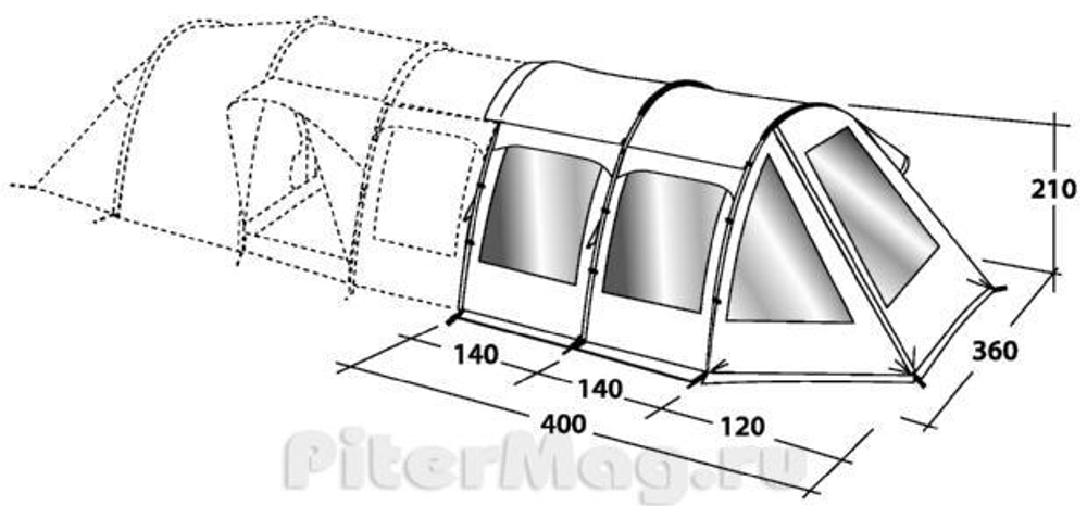 Outwell Concorde ML Front Awning [110256]