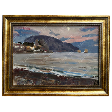 Бантиков А. С. Аю-Даг (Медведь-гора). Холст на картоне, масло. Крым. 1955 г.