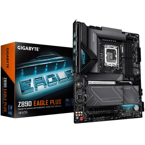 Материнская плата GIGABYTE Z890 EAGLE PLUS (LGA1851/Z890/4xDDR5/3xPCI-Ex16/4xM.2/SB7.1/GLAN/DisplayPort/ATX)