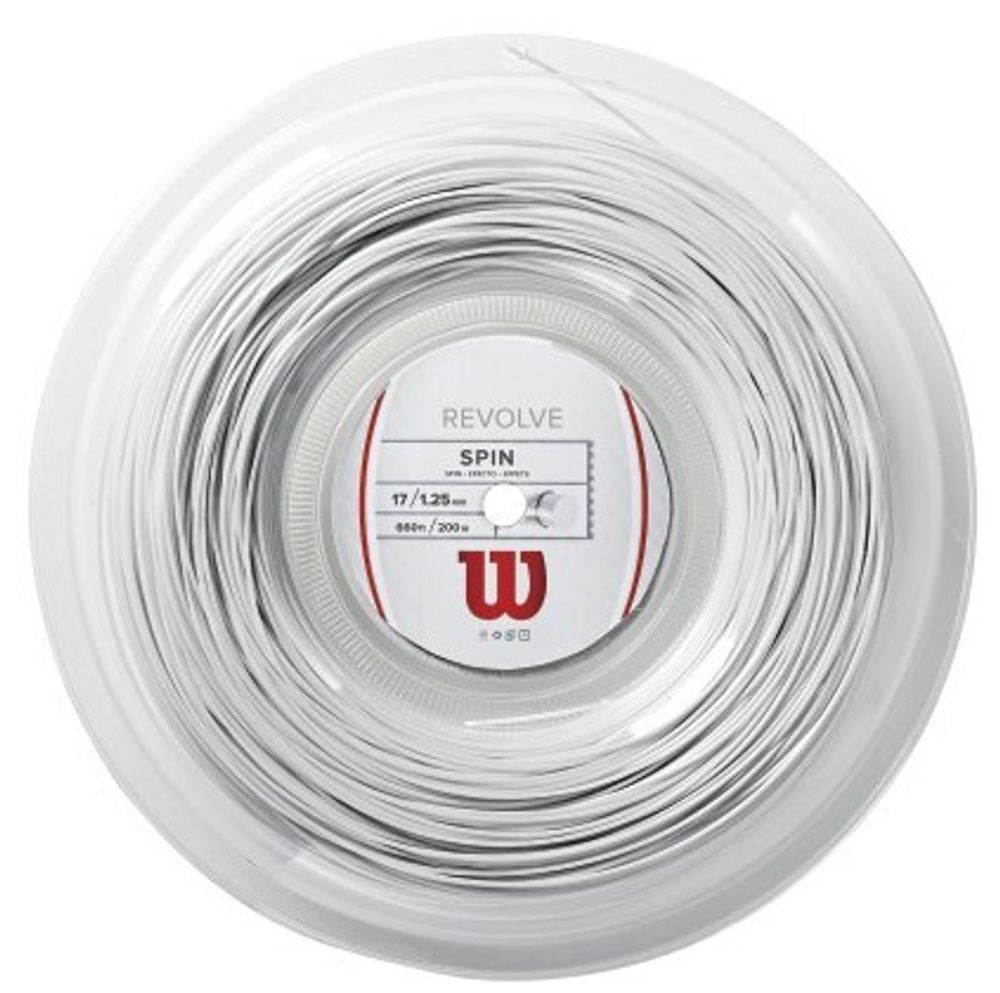 Теннисные струны Wilson Revolve (200 m) - white