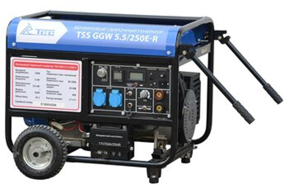 Бензиновый сварочный генератор ТСС GGW 5.5/250E-R