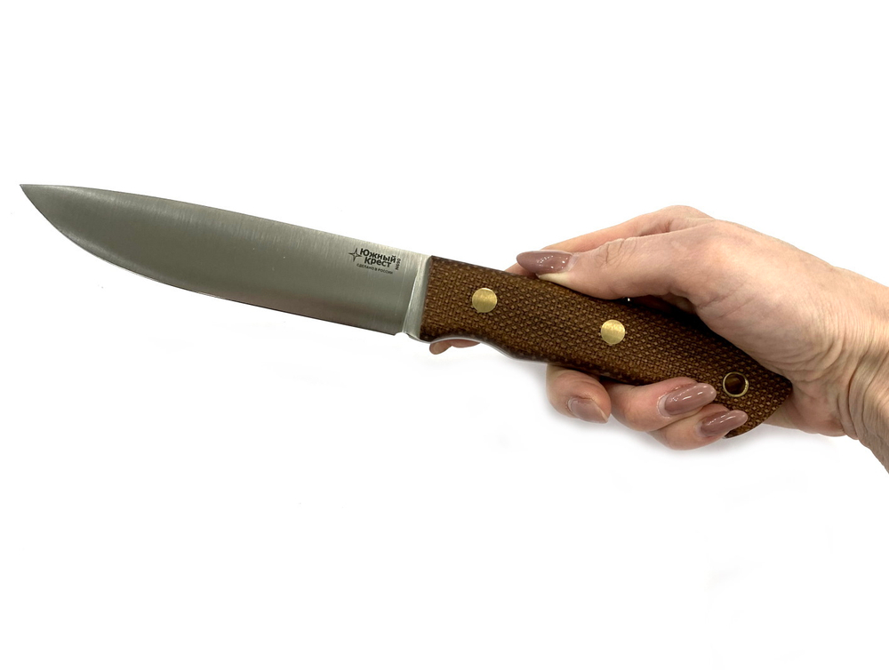 Нож Praiter, N690 конв., микарта койот, 246.2150