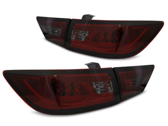 Задние фонари для Renault Clio IV (13-...) LED Red Smoke