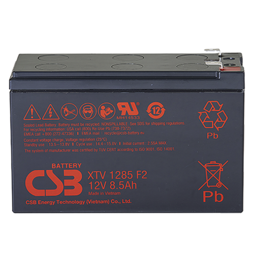 Аккумулятор CSB XTV1285 F2-WT - AGM ( 12В / 8,5Ач )