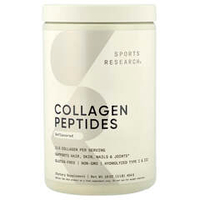 Sports Research, Collagen Peptides Unflavored 454 gr | Kollagen peptidlari, taʼm qoʻshimchalarisiz, 454 g