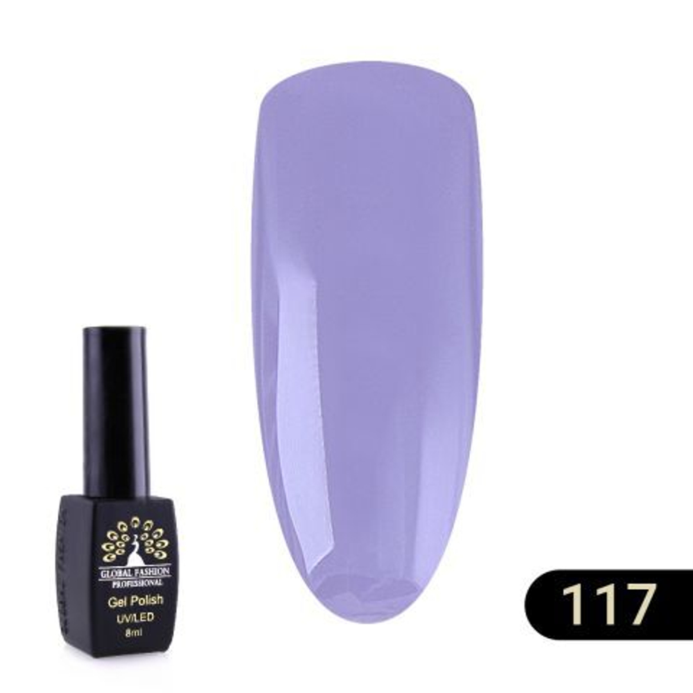 Гель лак BLACK ELITE 117, Global Fashion 8 мл