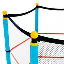 Батут детский DFC SMRKIDS 55&amp;quot; с сеткой, RED