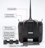 Аппаратура управления RadioLink AT10 II (V2) 2.4 ГГц 12 каналов + приёмник R12DS