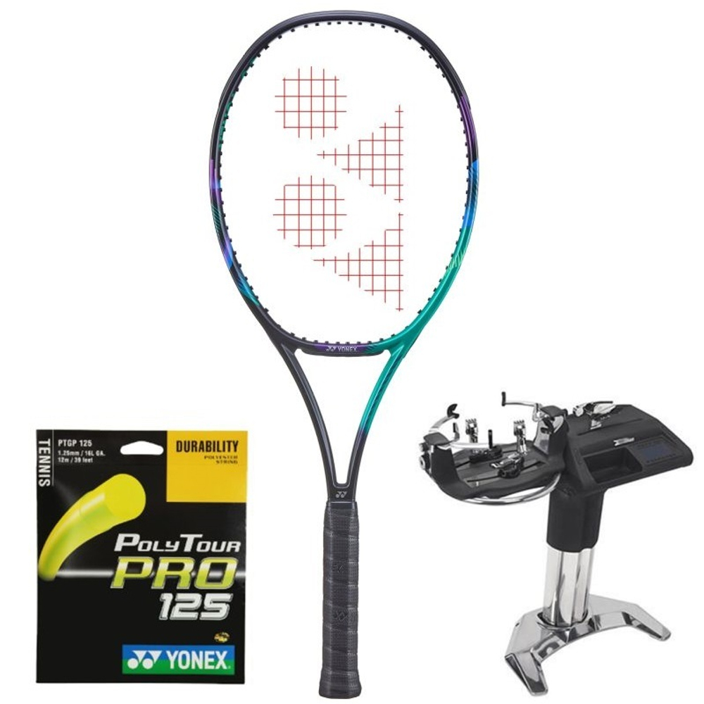 Ракетка теннисная Yonex VCORE Pro 97H (330g) - green/purple