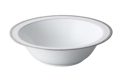Салатник круглый 24.5см Noritake Рочель платиновый кант