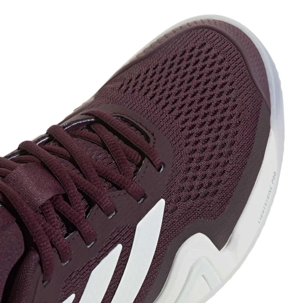 Женские теннисные кроссовки Adidas Barricade 14 W - maroon/cloud white/cloud white