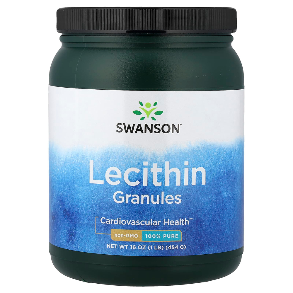 Swanson Vitamins, Гранулы лецитина, 454 г (16 унций)