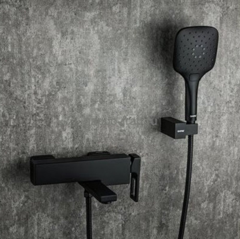 Смеситель для ванны GAPPO, излив переключатель, ЧЕРНЫЙ G3217-6