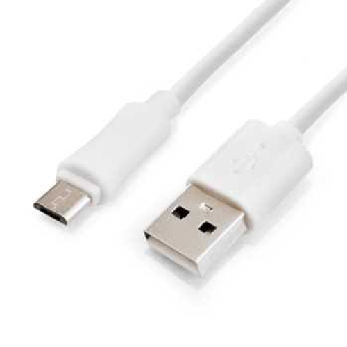 Кабель USB micro, 2м, 2А , белый