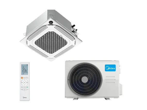 Кассетная сплит-система Midea MCA4U-12HRFNX-Q(GA)/MOA1U-12FRN8G1/T-MBQ4-03AWD