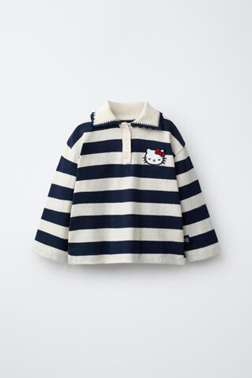 ZARA ПОЛО В ПОЛОСКУ HELLO KITTY © SANRIO, ПОЛОСКИ