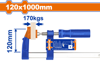 Струбцина F-типа 120х1000 мм (6) WADFOW WCP2125