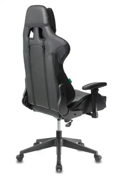 Кресло игровое Zombie Viking 5 Aero черный экокожа с подголов. крестов. пластик