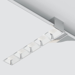 Donolux Led св-к встраиваемый,  10W,  193х74, 8мм,  H39, 8мм,  900Lm,  30х75°,  3000К,  Ra80,  IP20,  UGR16,  ко   Артикул: DL18519M141A10.30.193CH 151