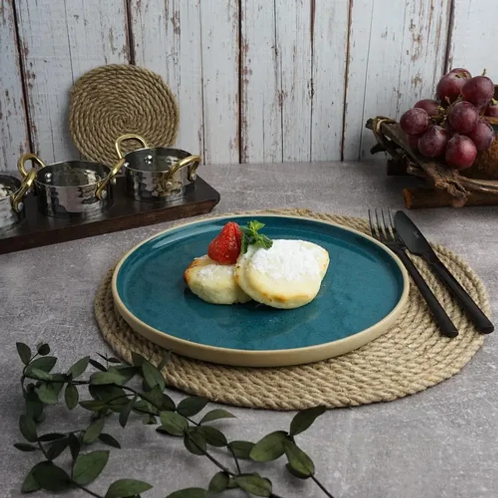 Тарелка с бортом d 23,4 см h1,7 см Mountain Blue Taiga P.L. Proff Cuisine [6]