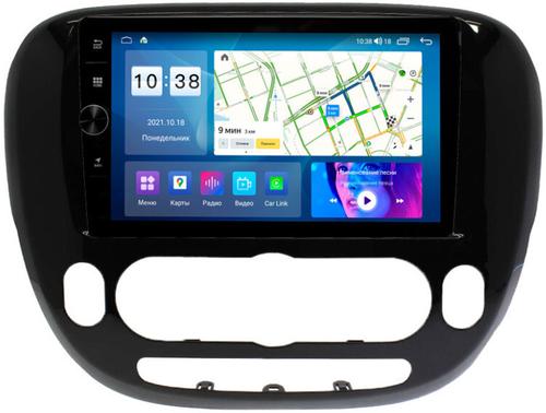 Магнитола для KIA Soul 2 2014-2019 (кондиционер, рамка глянцевая) - Parafar PF526FHDAV на Android 13, CarPlay, 4G SIM-слот