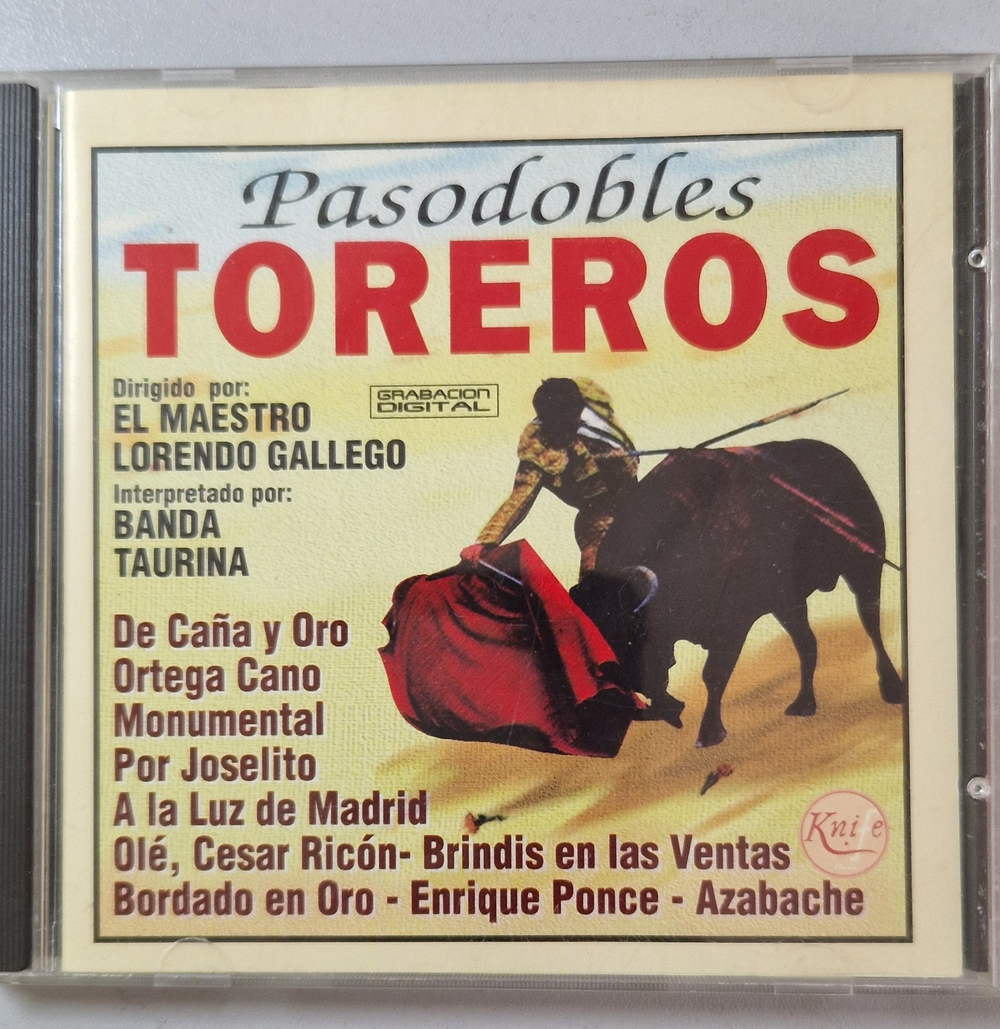 CD: Pasodobles — «Toreros» (1997)