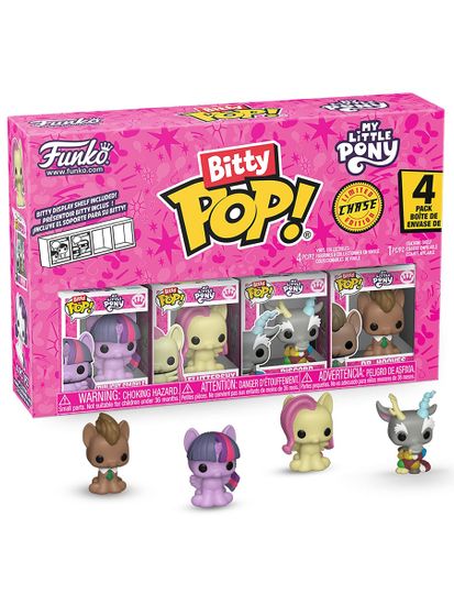 Набор Funko Bitty POP! My Little Pony Twilight+Fluttershy+Discord+Dr. Hooves w/Chase 4шт 89580